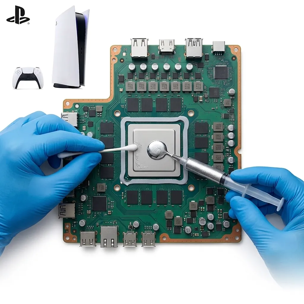 Limpieza y Cambio de Metal Líquido para PS5