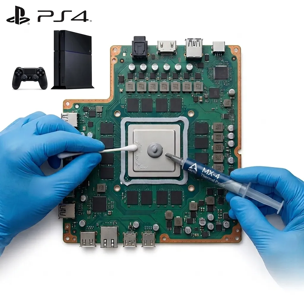 Limpieza y Cambio de pasta térmica para PS4