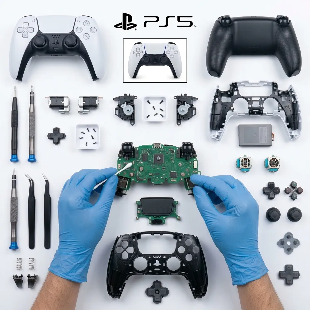 Reparación General y Mantenimiento de Mando PS5 (DualSense)