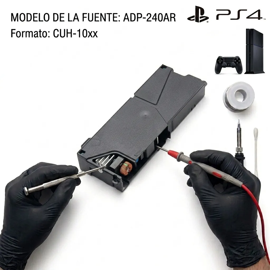 Sustitución de Fuente de Alimentación PS4 (Modelo ADP-240AR)