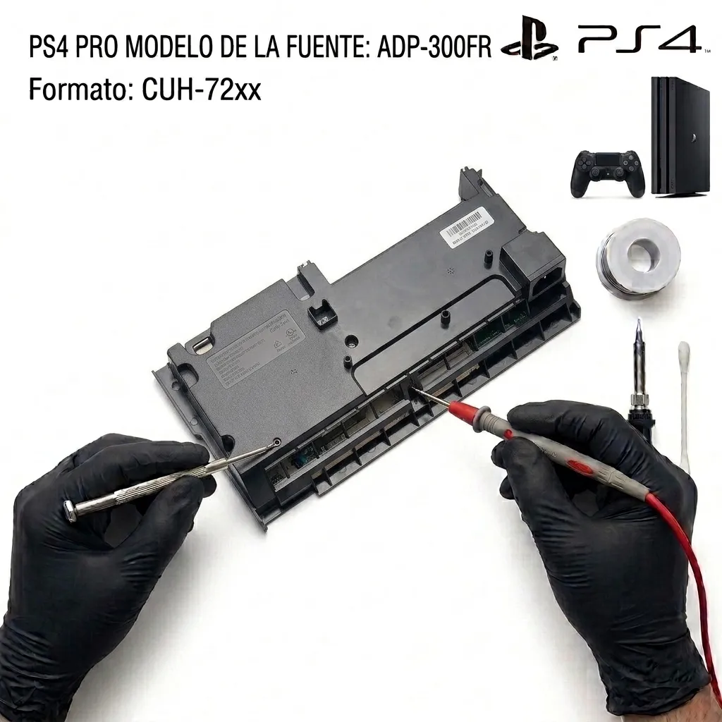 Sustitución de Fuente de Alimentación PS4 Pro (Modelo ADP-300FR / N17-300P1A)